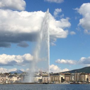 le jet d'eau balade en mouette