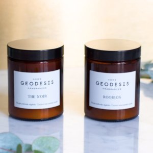 bougie geodesis cire vegetale idée cadeau chic et durable
