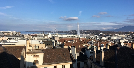 vue depuis la société de lecture geneve