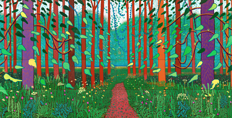 David Hockney - The Arrival of Spring in Woldgate, East Yorkshire in 2011