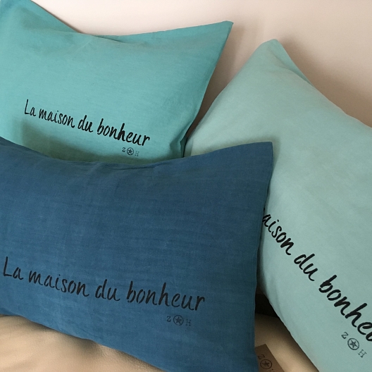 housse de coussin ZOH La maison du bonheur ZOH