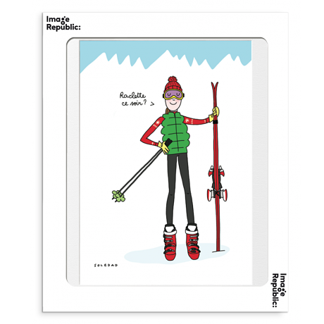 Affiche Soledad ski le colibry concept store geneve online