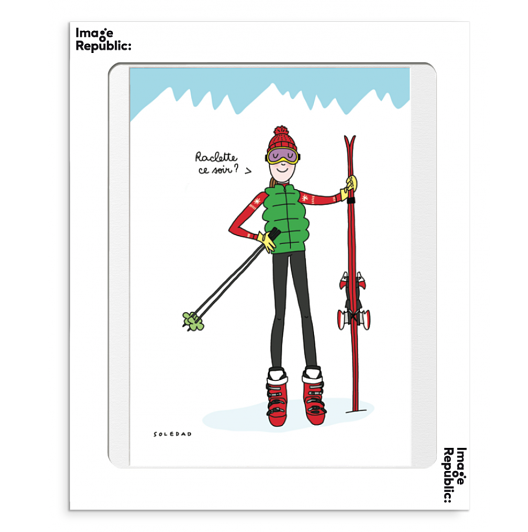 Affiche Soledad ski le colibry concept store geneve online