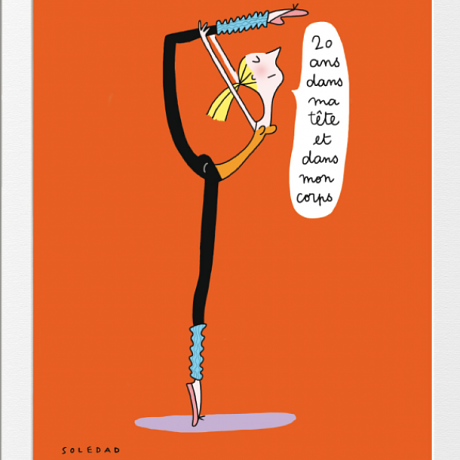 Affiche Soledad vingt ans le colibry concept store geneve online