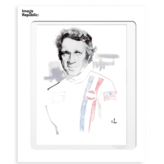 Illustration Steve McQueen Marc-Antoine Coulon Image Republic le Colibry concept store geneve